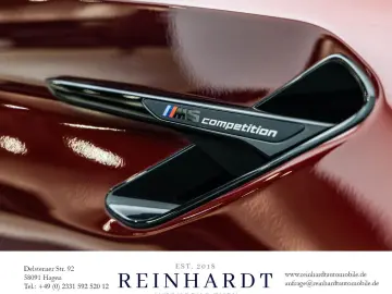 BMW M5 COMPETITION 20Z. SHADOW LASER HuD M-AGA 360