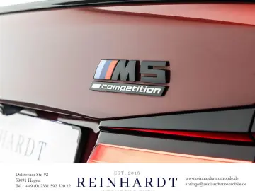 BMW M5 COMPETITION 20Z. SHADOW LASER HuD M-AGA 360