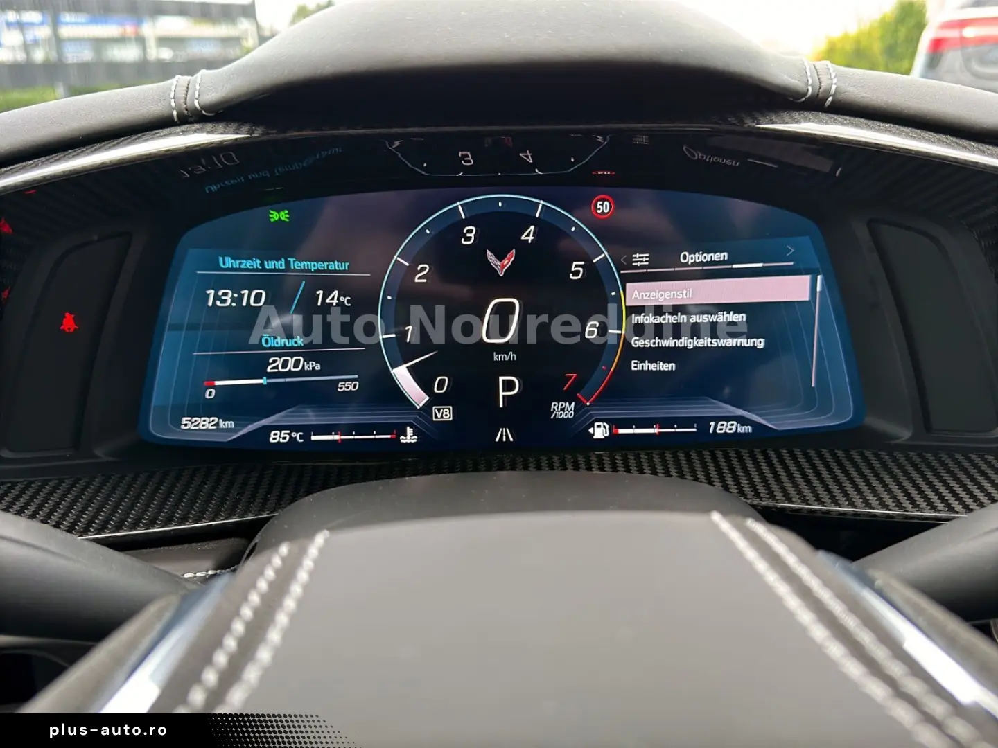 CORVETTE C8 6.2 V8 Stingray 3LT Coupe Targa Deutsch Voll