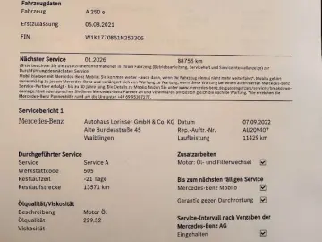 MERCEDES-BENZ A 250 A A 250 e