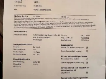 MERCEDES-BENZ A 250 A A 250 e