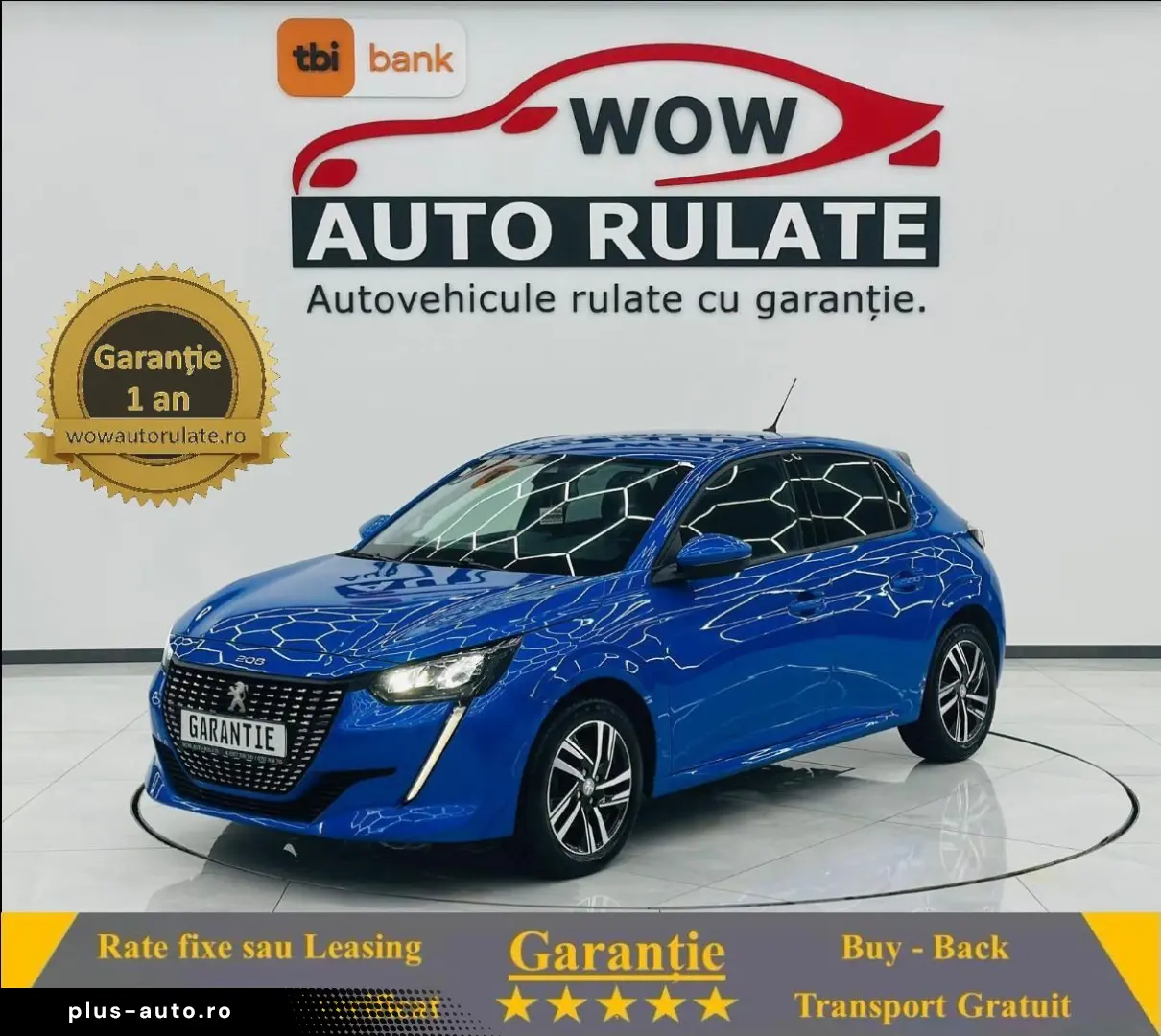 PEUGEOT 208 2021 1.5D E6 Garantie 12 Luni Rate Avans 0 Doar