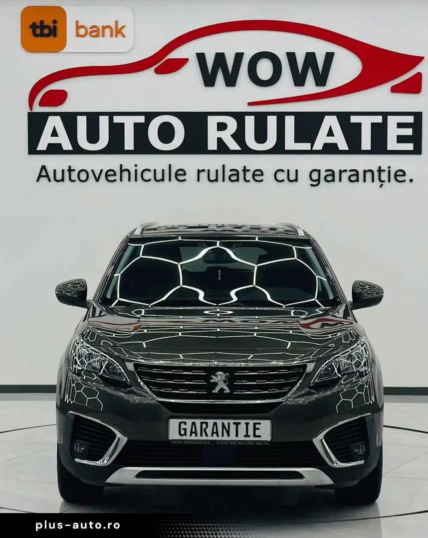 PEUGEOT 5008 2017 1.2i E6 7 Locuri Garantie 12 Luni Rate Ava