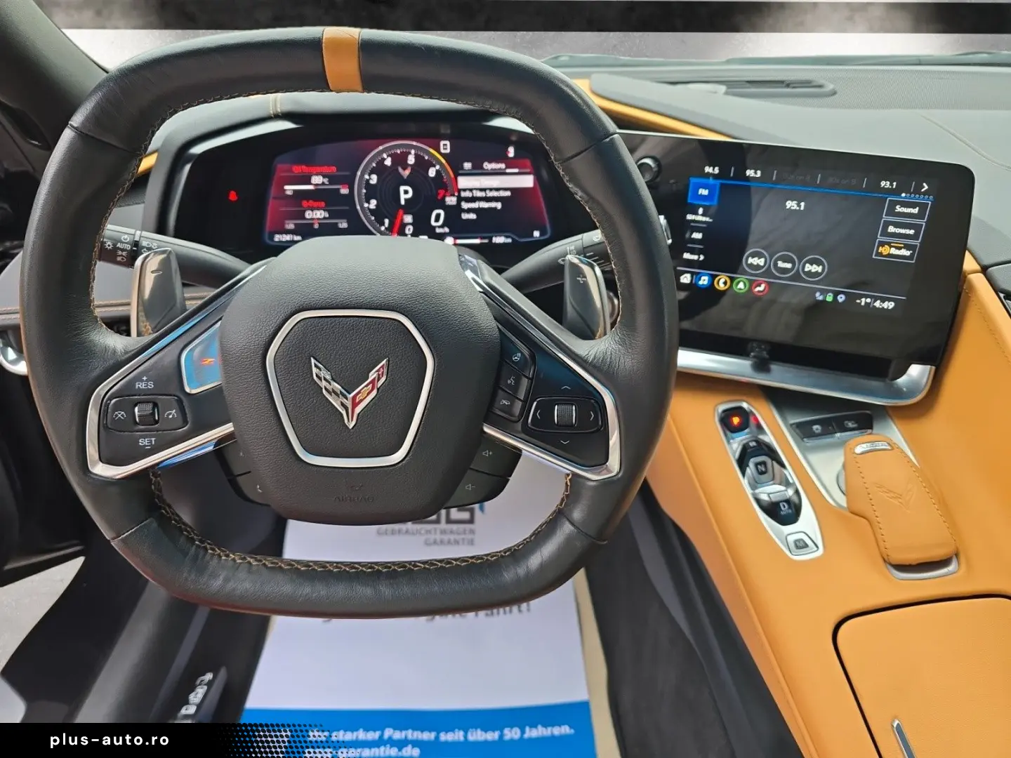 CORVETTE C8 Stingray Coupe 2LT Targa   Forgiato  HUD