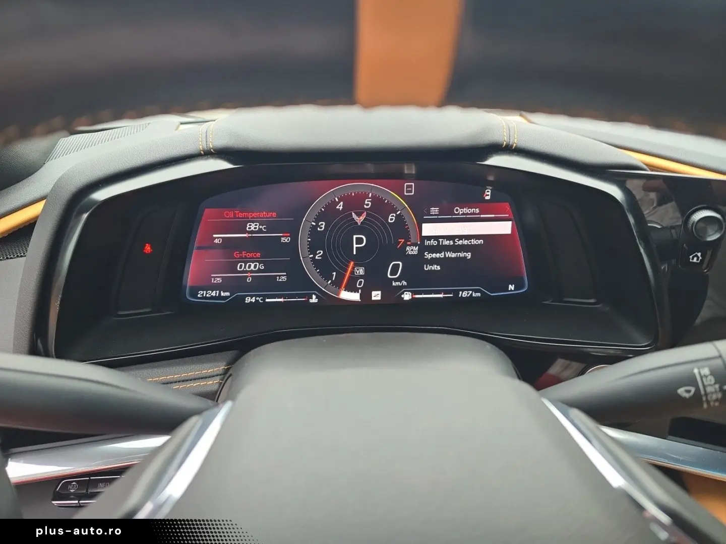 CORVETTE C8 Stingray Coupe 2LT Targa   Forgiato  HUD