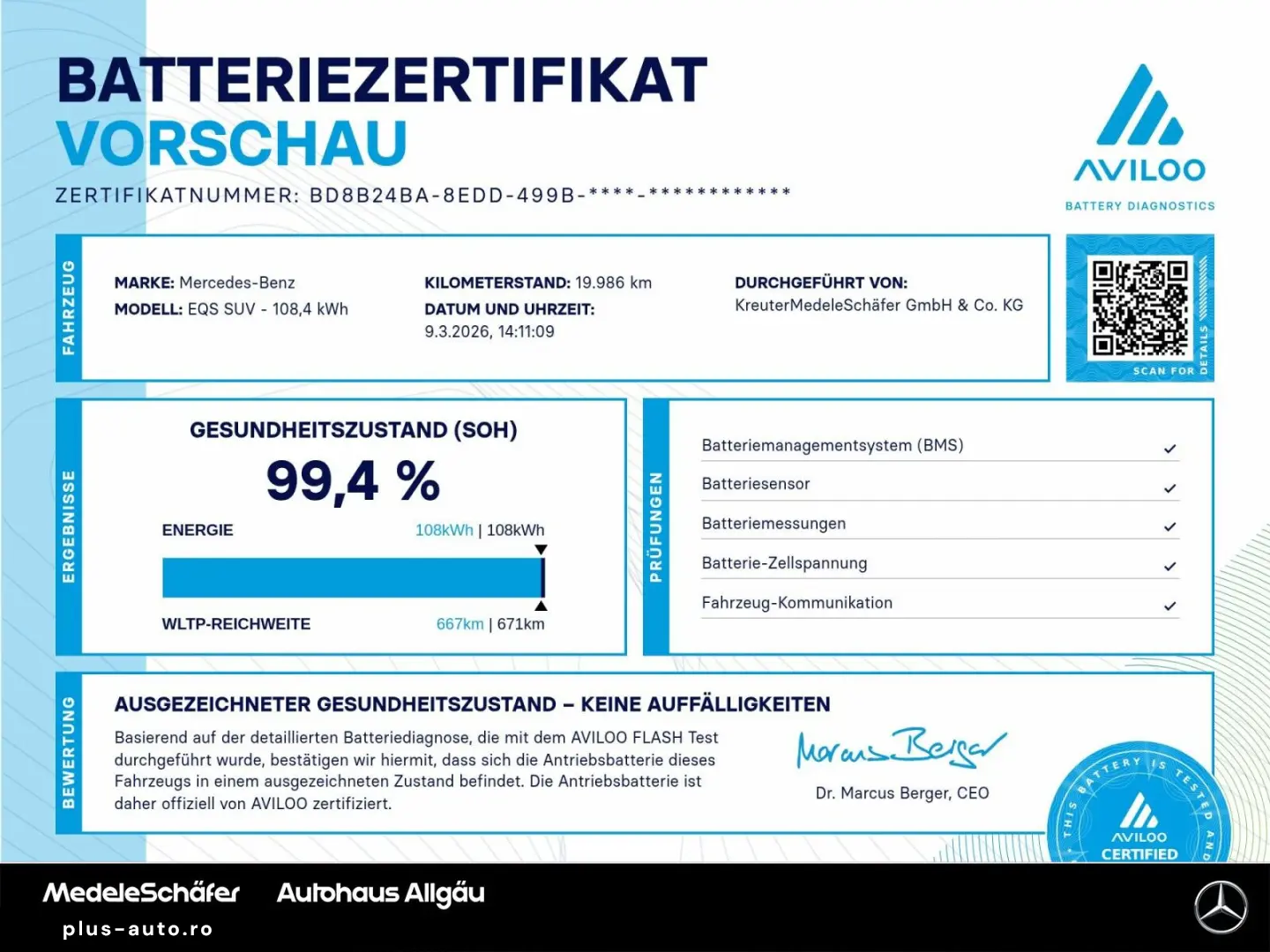 MERCEDES-BENZ EQS SUV 580 4M ElectricART Bonus nur b&hellip;