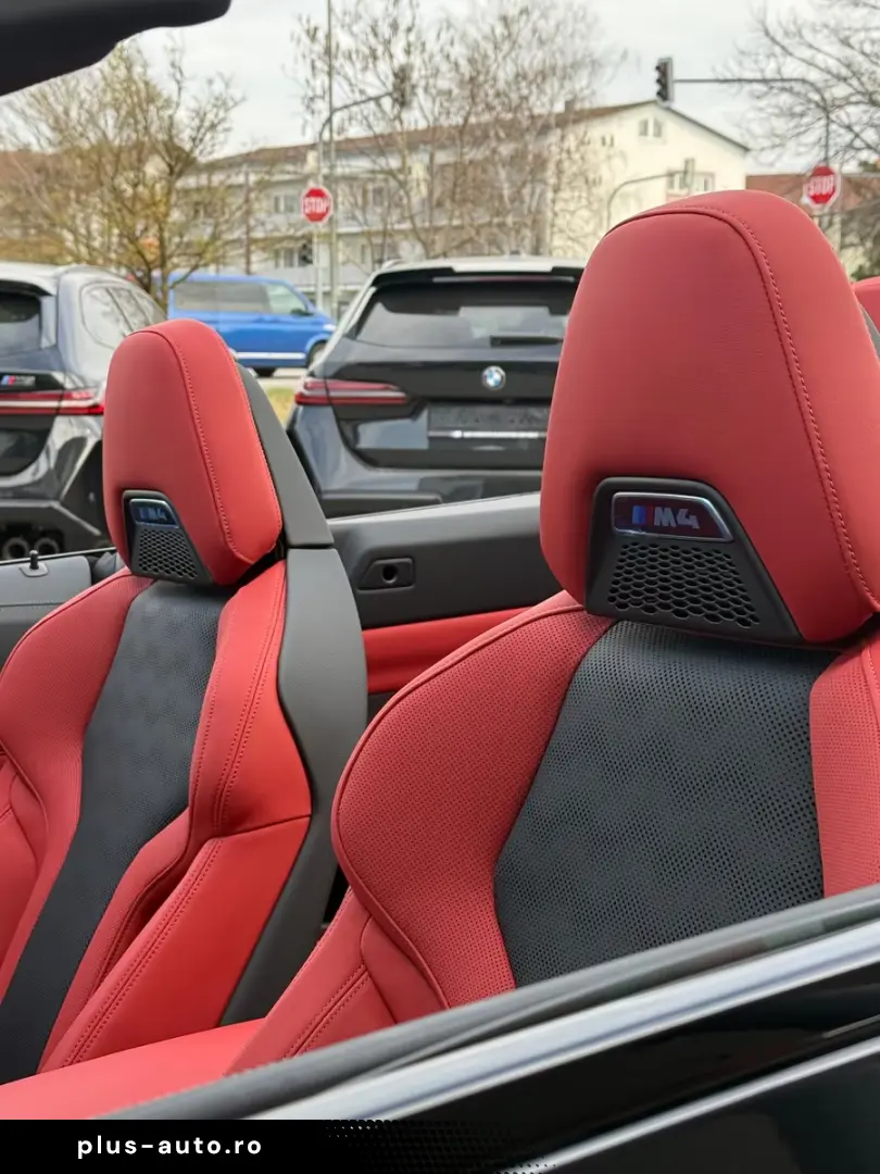 BMW M4 Competion Cabrio 530hp Black-Red-Carbon Full!