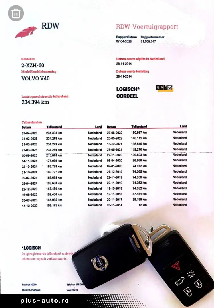 Volvo V40 2.0 diesel 190 CP Euro 5  Garantie   Rate