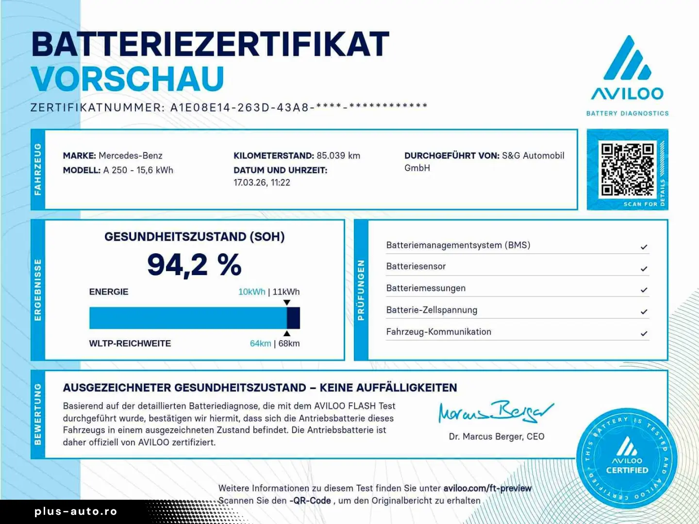 MERCEDES-BENZ A 250 e AMG Limousine  LED MBUX