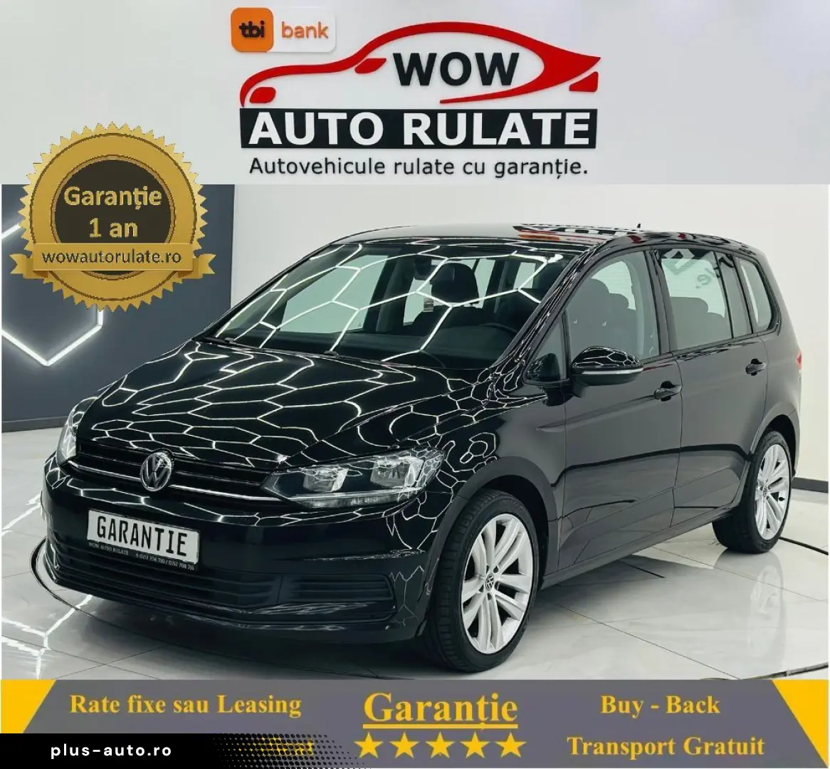 VOLKSWAGEN TOURAN 2019 1.6D E6 Garantie 12 Luni Rate Avans 0
