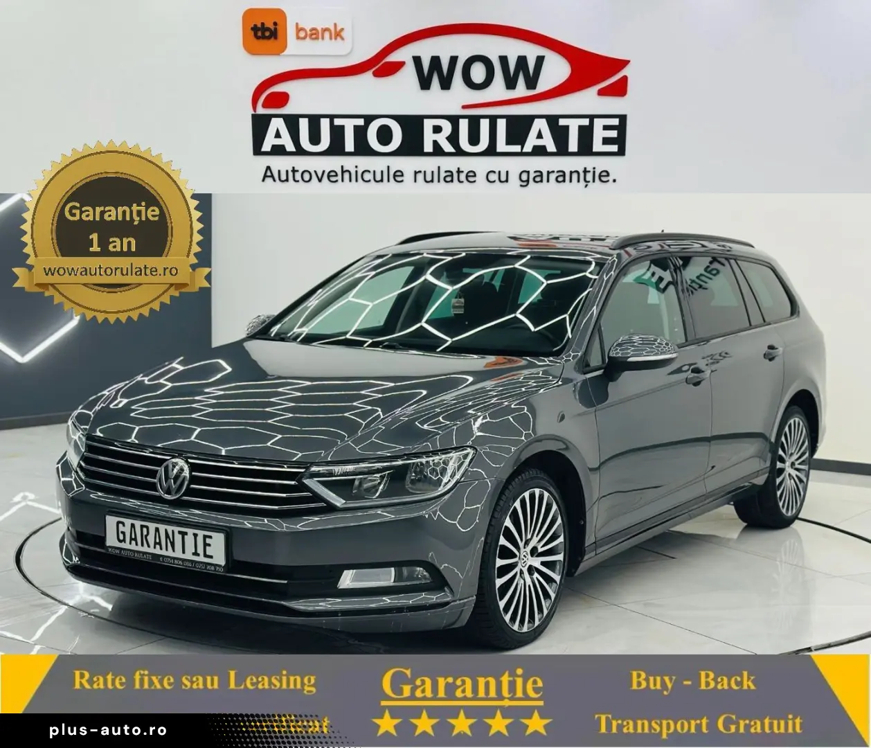 VOLKSWAGEN PASSAT 2016 2.0D E6 Garantie 12 Luni Rate Avans 0