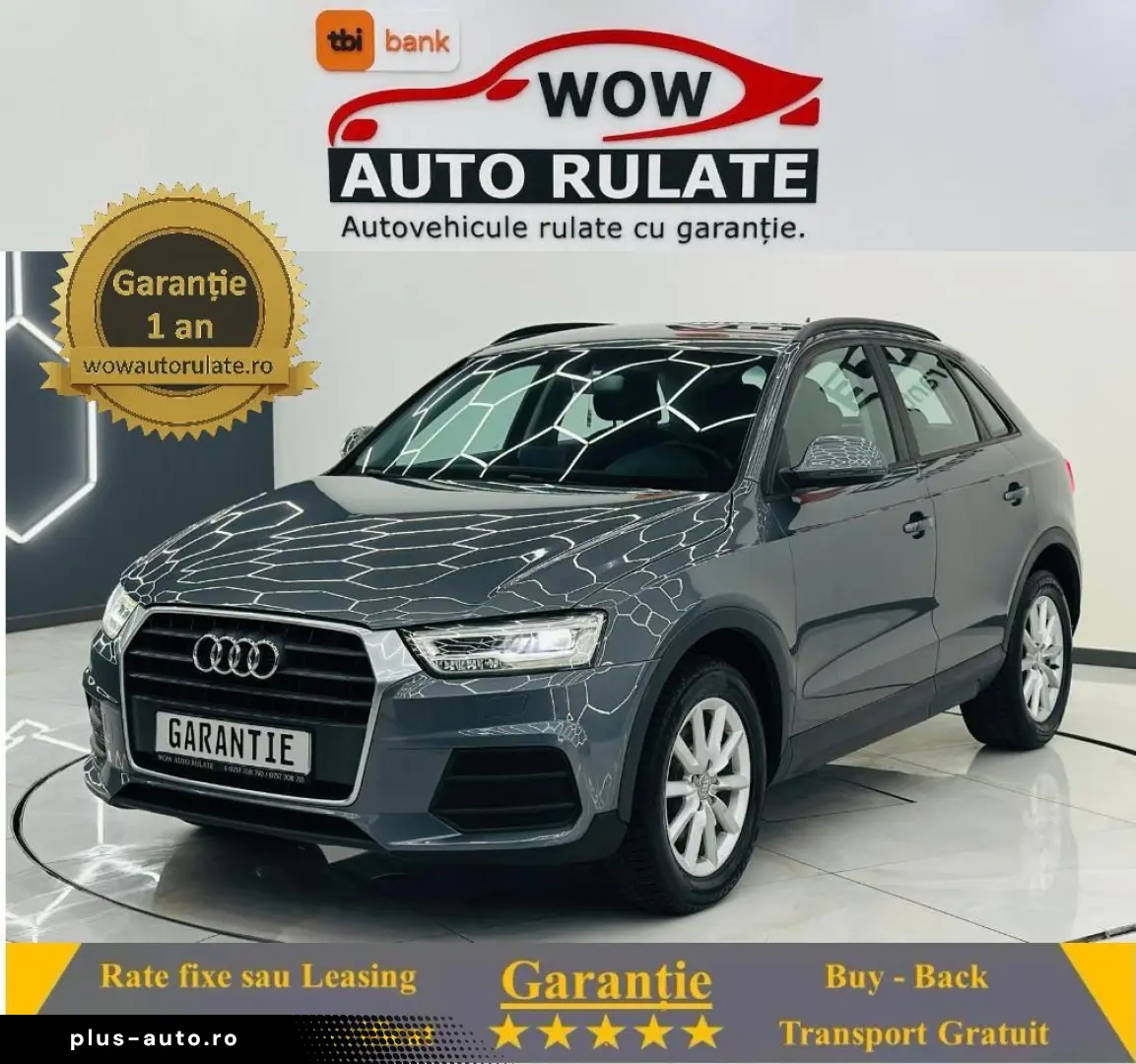 AUDI Q3 2016 2.0D E6 Garantie 12 Luni Rate Avans 0 Doar Cu B
