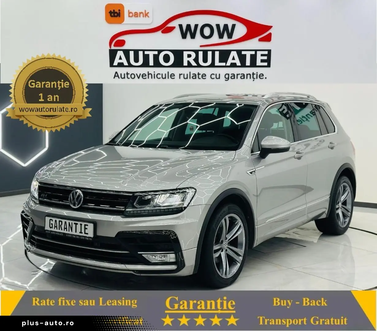 VOLKSWAGEN TIGUAN 2017 2.0D E6 R-Line Garantie 12 Luni Rate