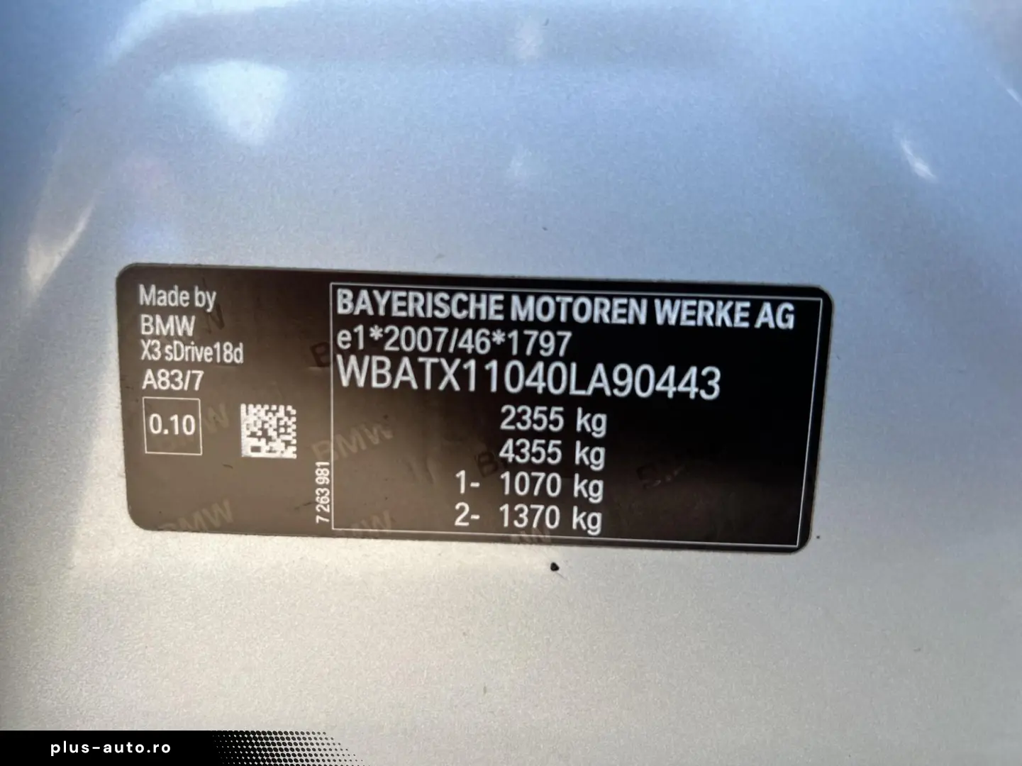 BMW X3 sDrive18d AT MHEV