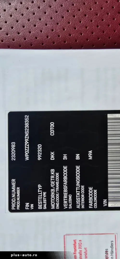 PORSCHE 911 Carrera S Cabriolet Mod22 SPAG PASM ALU20 21