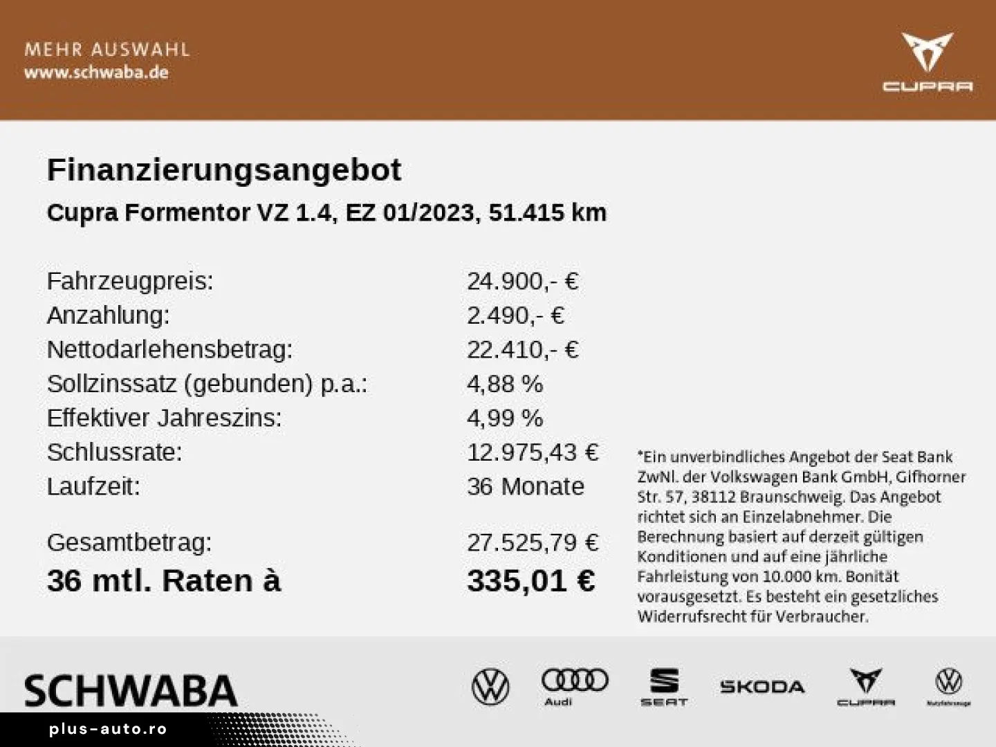 CUPRA Formentor VZ 1.4 e-Hybrid DSG ACC AHK PANO