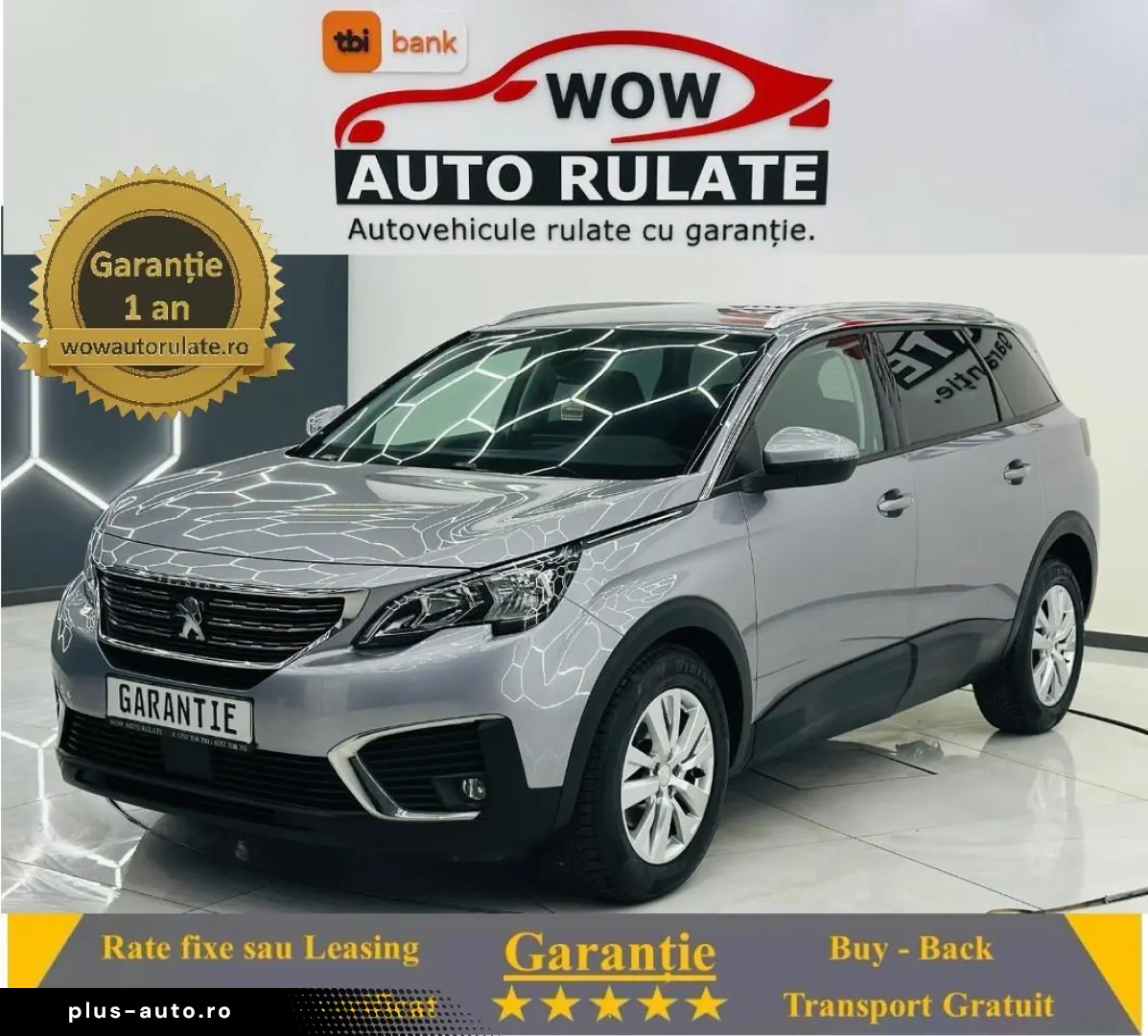 PEUGEOT 5008 2018 1.2i E6 7Locuri Garantie 12 Luni Rate Avan