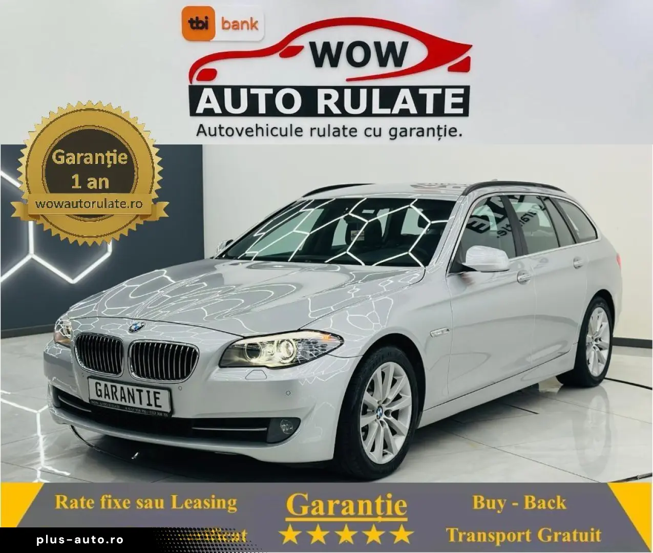 BMW Seria 5 2011 2.0D E5 Garantie 12 Luni Rate Avans 0 Doar