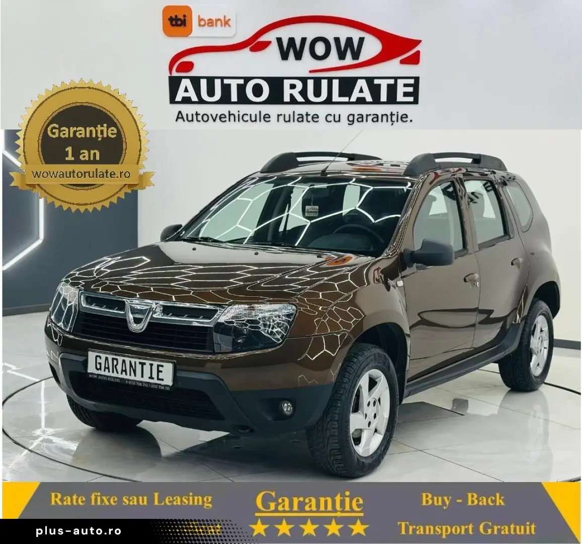 DACIA DUSTER 2013 1.5D E5 Garantie 12 Luni Rate Avans 0 Doar