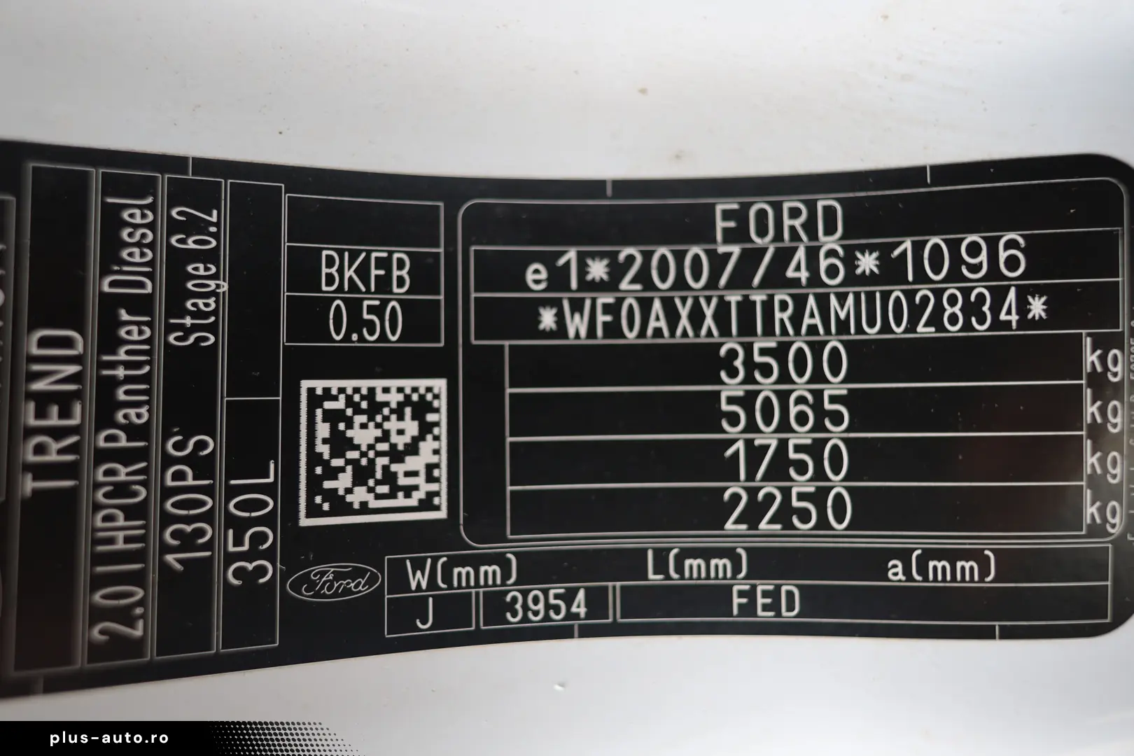 Ford Transit Koffer L4 2.0D 130CP