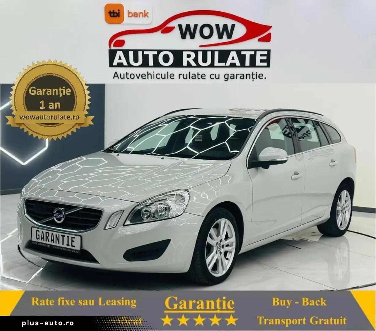 VOLVO V60 2012 2.0D E5 Garantie 12 Luni Rate Avans 0 Doar Cu