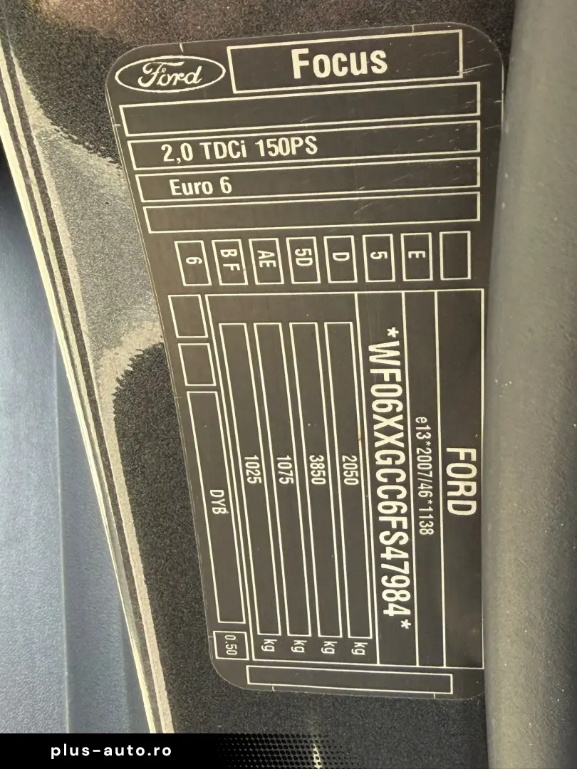 Ford Focus 2.0 TDCi 150 CP Euro 6   Garantie   Rate