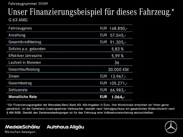 MERCEDES-BENZ G 63 AMG Night 22  MASSAGE Nappa Sitzklima TV