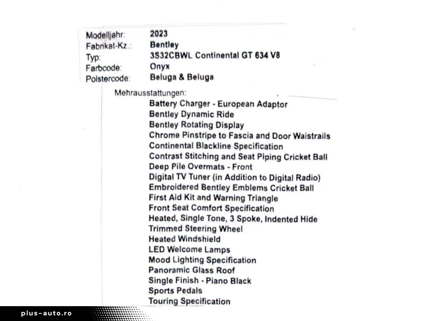 BENTLEY Continental GT V8 Blackl Dyn Ride Full nur2500km