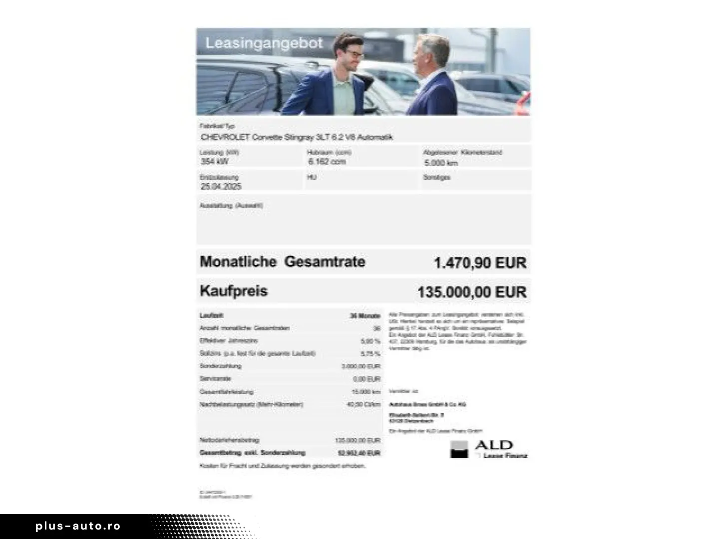 CORVETTE C8 Corvette Stingray Coupé Callaway Edition