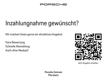 PORSCHE Taycan BOSE 20-Zoll Rückfahrkamera Panoramadach