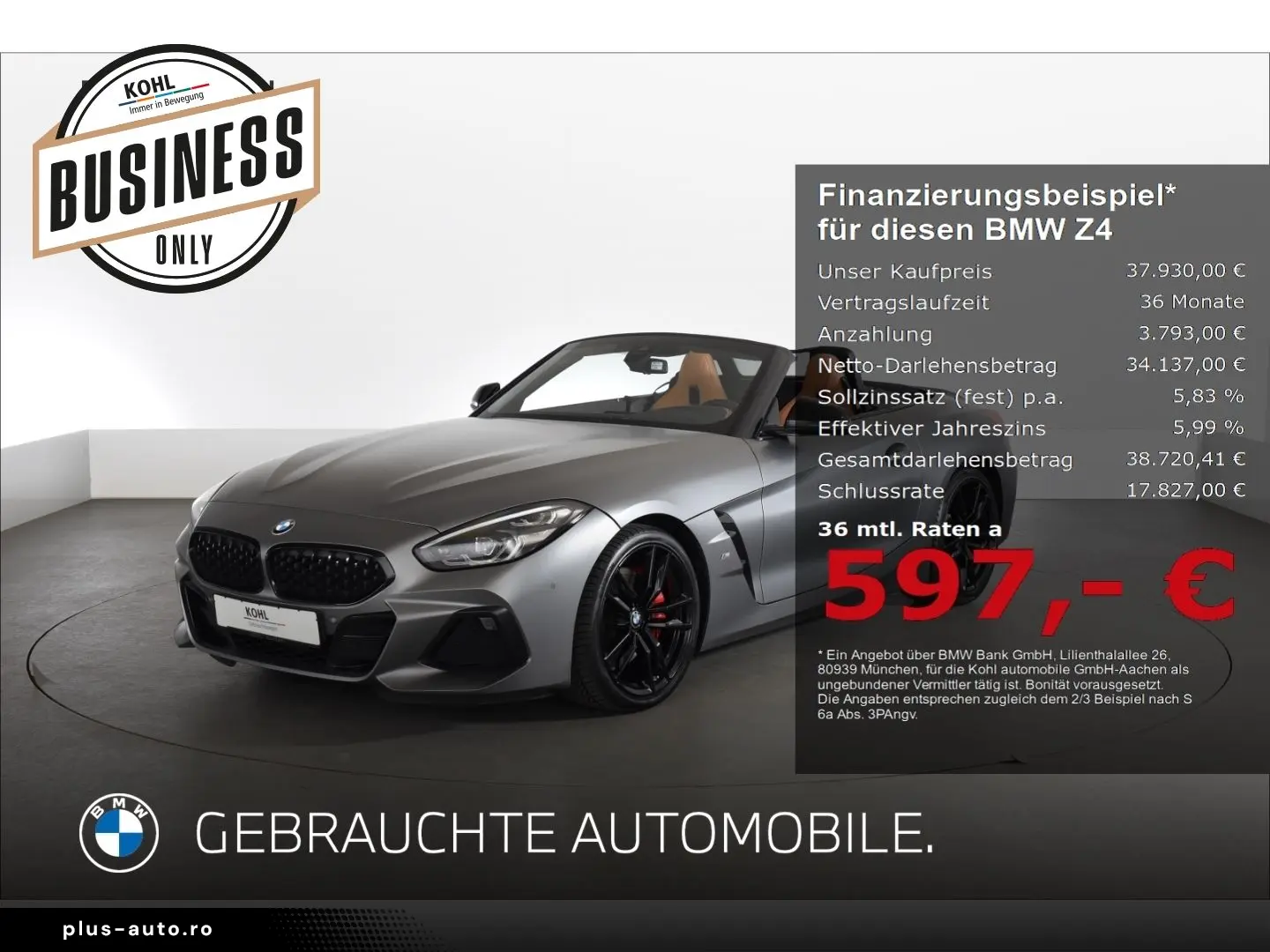 BMW Z4 sDrive 30 i M Sport Sitzheizung HiFi-Lautspre