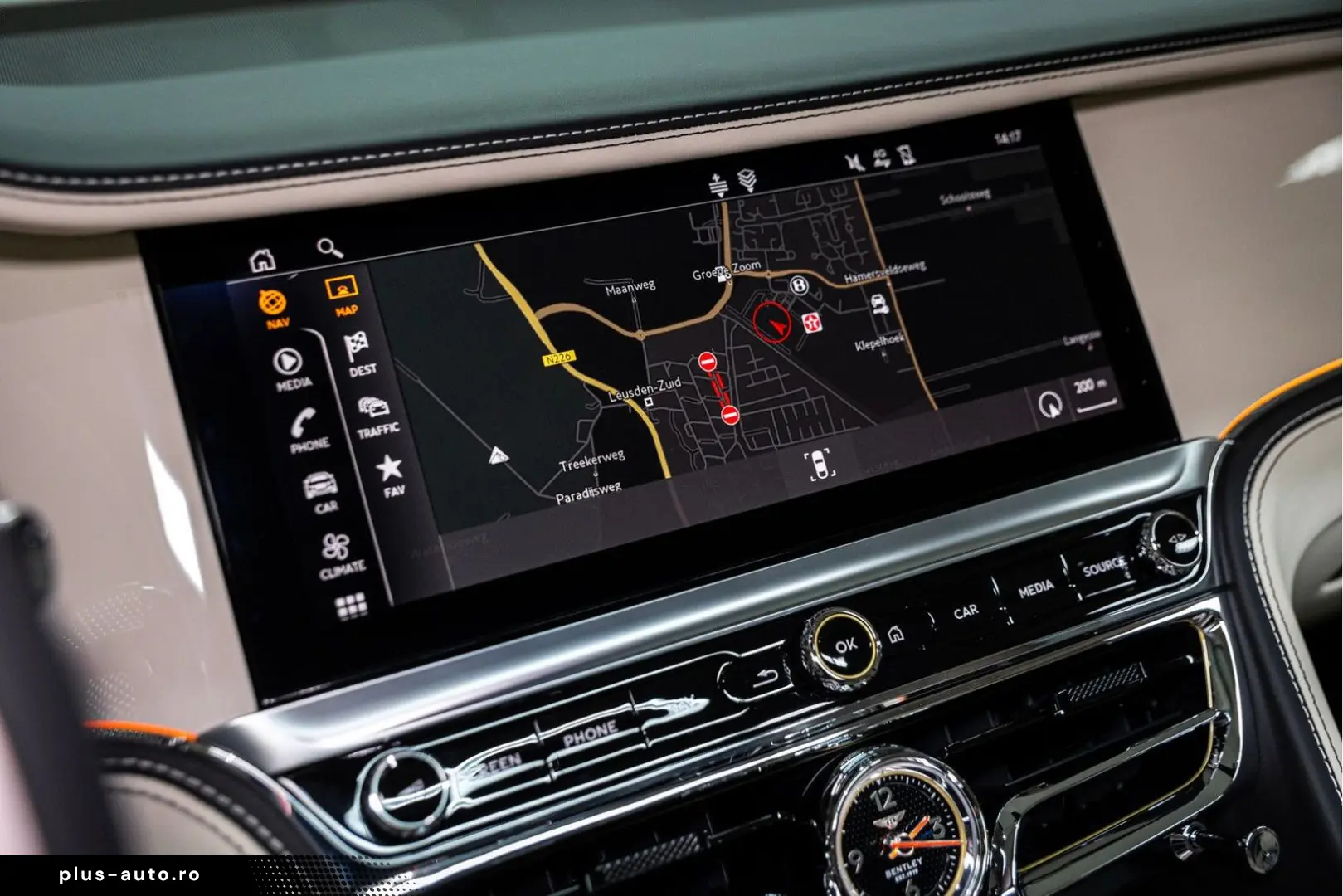 BENTLEY Flying Spur V8 Azure  Piano Linen Veneer Rotatin