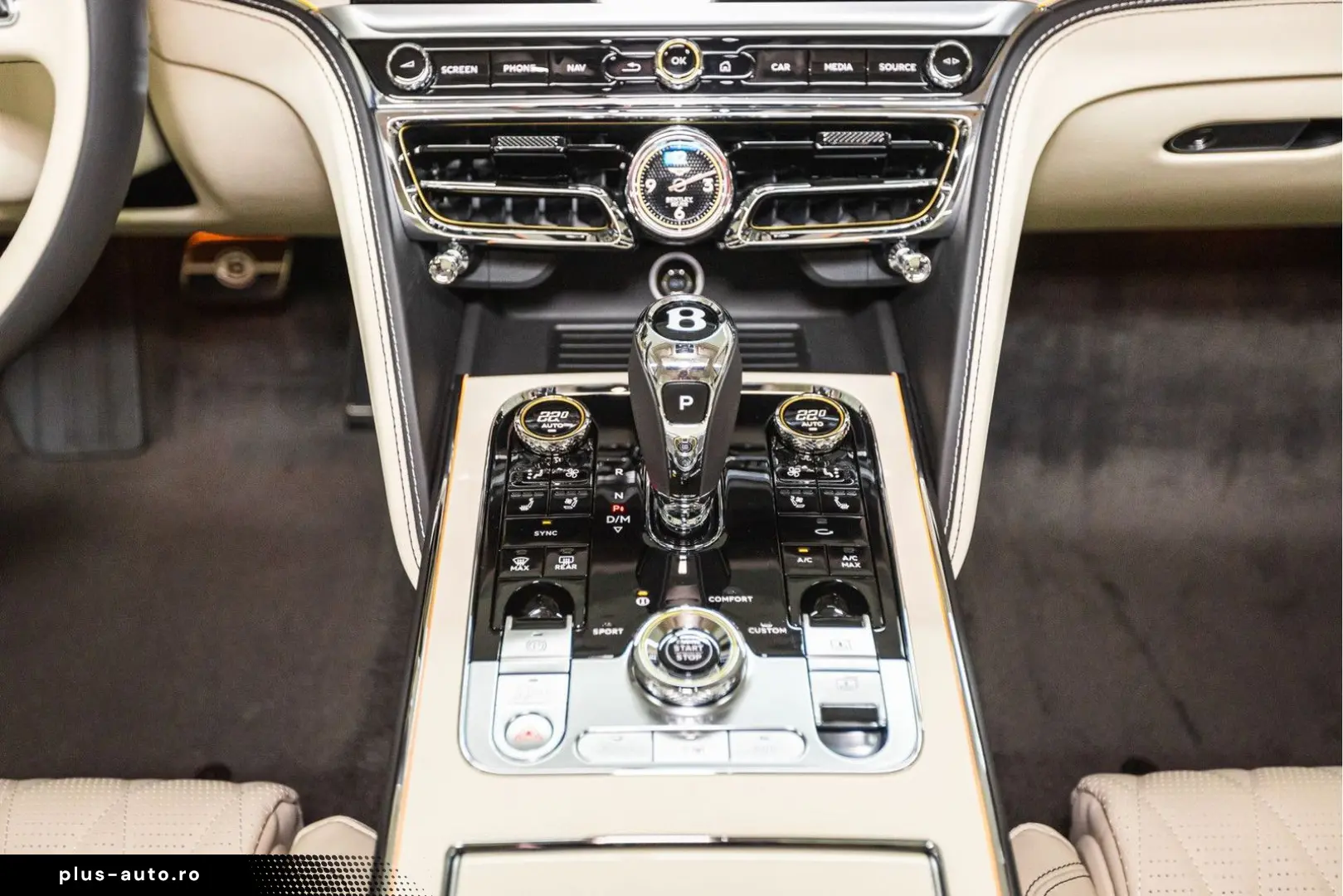 BENTLEY Flying Spur V8 Azure  Piano Linen Veneer Rotatin