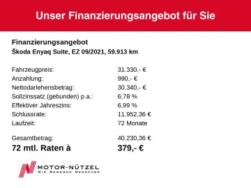 SKODA Enyaq iV 80 SUITE LEDER MATRIX NAVI AHK DCC WäPu