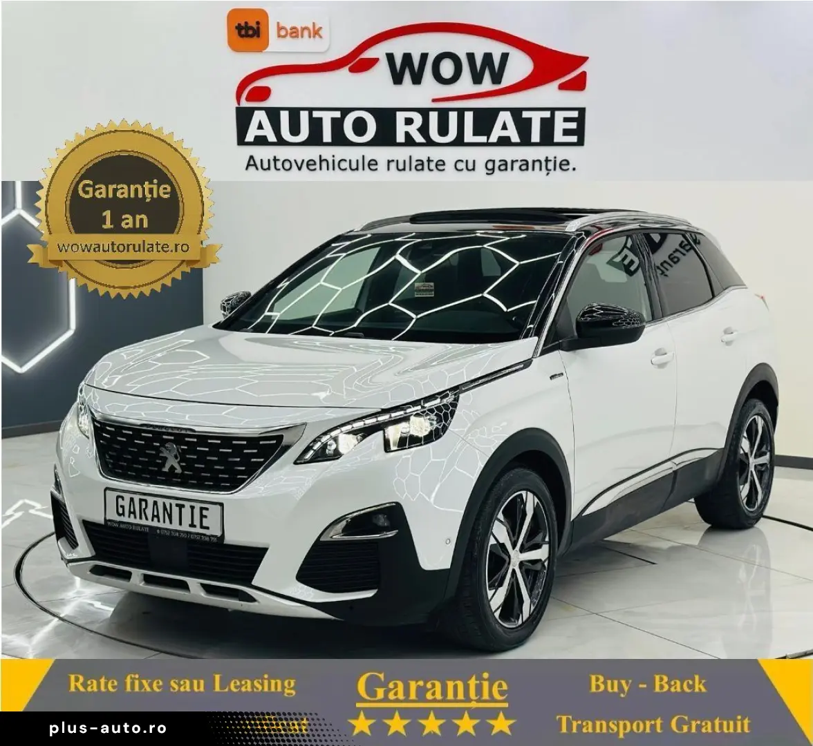 PEUGEOT 3008 2017 1.2i E6 GT-Line Garantie 12 Luni Rate Avan