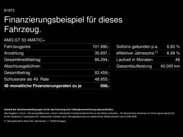MERCEDES-BENZ AMG GT 53 4M  V8-Styling HighClass Perf.-Sitze