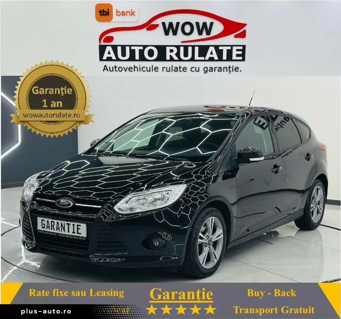 FORD FOCUS 2014 1.0i E6 Garantie 12 Luni Rate Avans 0 Doar C