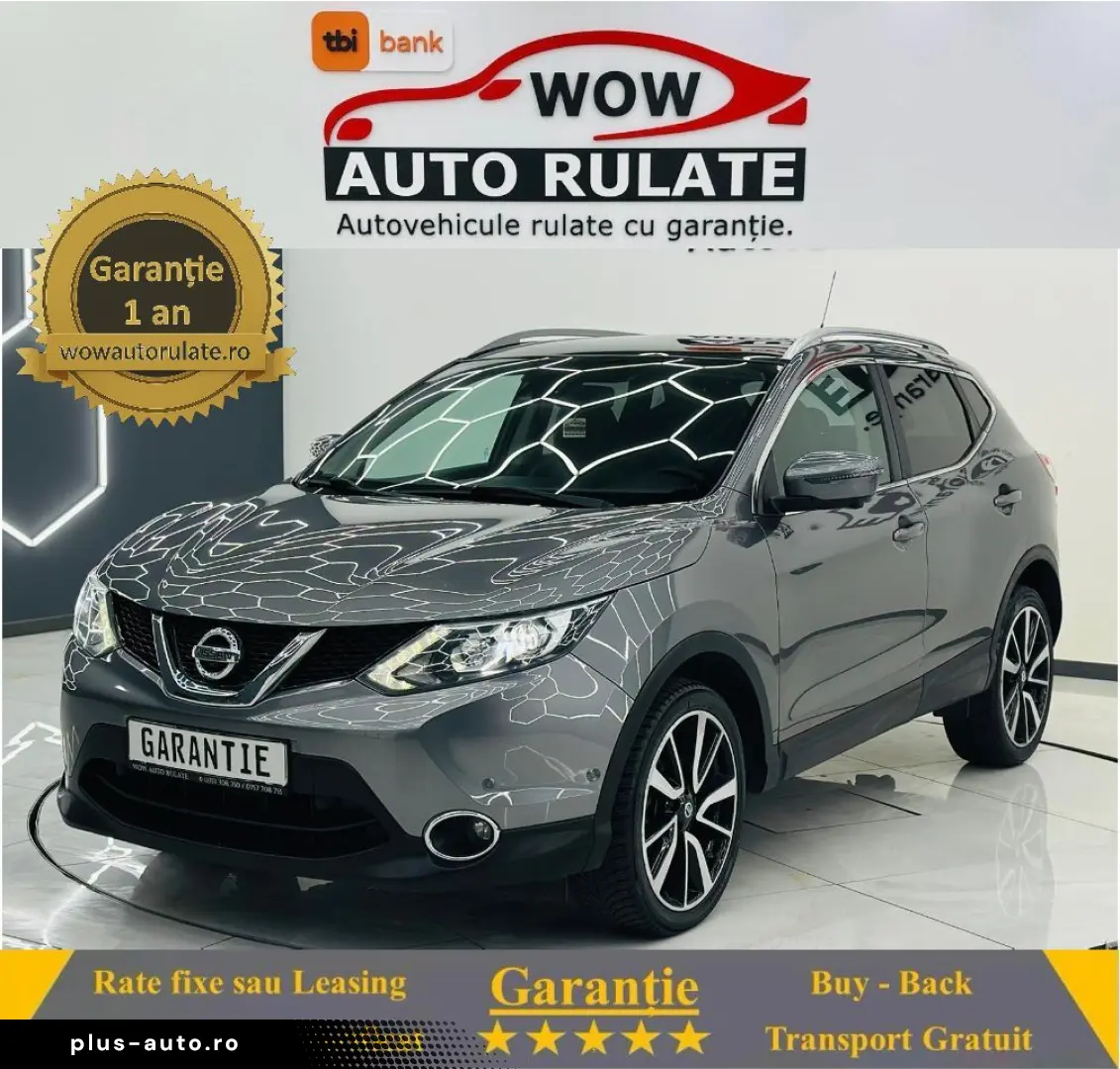 NISSAN Qashqai 2015 1.5D E5 Garantie 12 Luni Rate Avans 0 Do