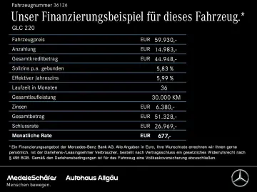 MERCEDES-BENZ GLC 220 d 4M Coupé AMG Night 20'&…
