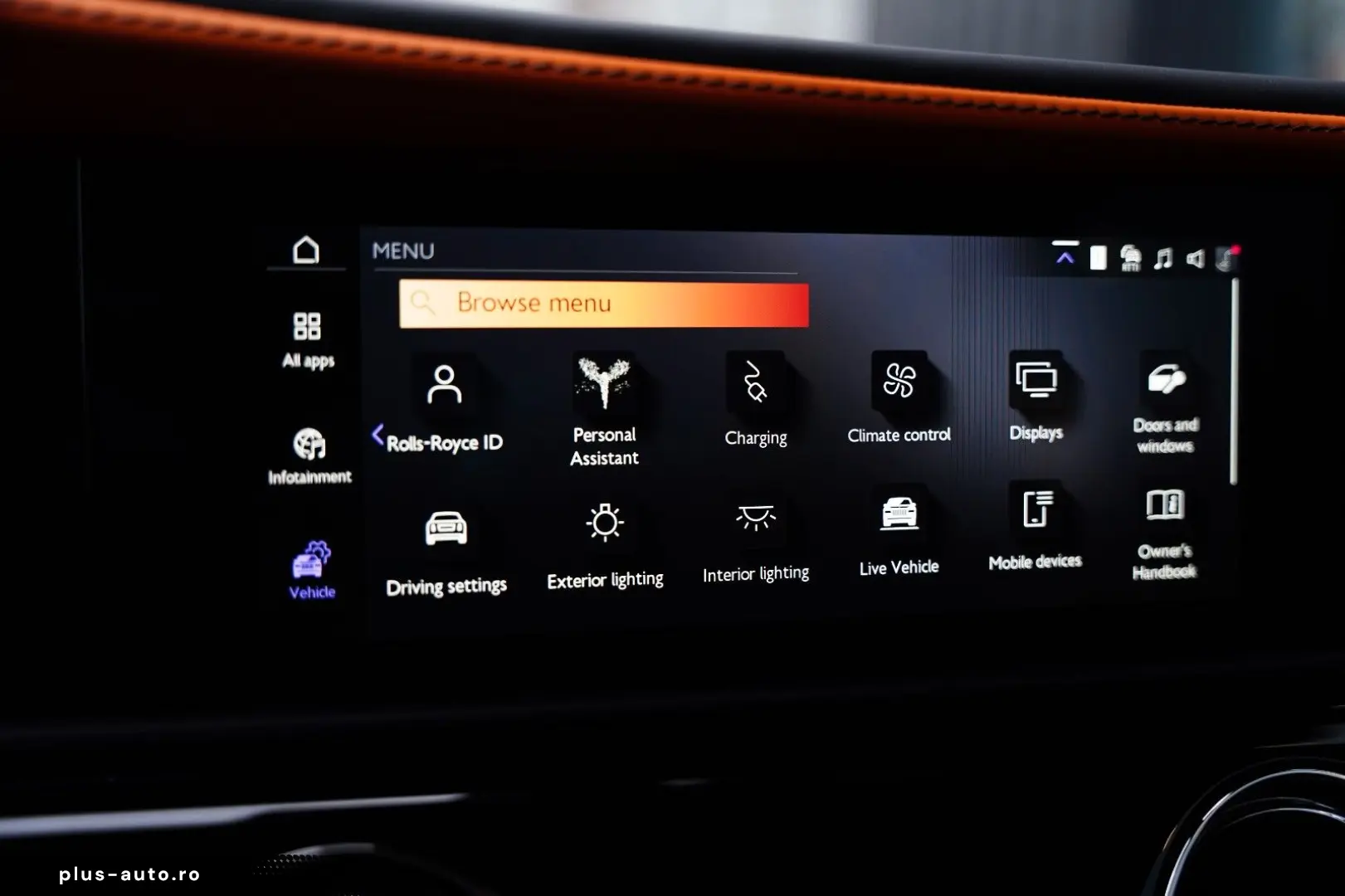 ROLLS ROYCE Spectre Bespoke Audio PinstripeMandarin