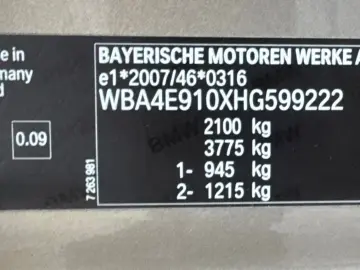 BMW 420D GRAN COUPE   FAB 02.2017   2.0 DIESEL 190CP