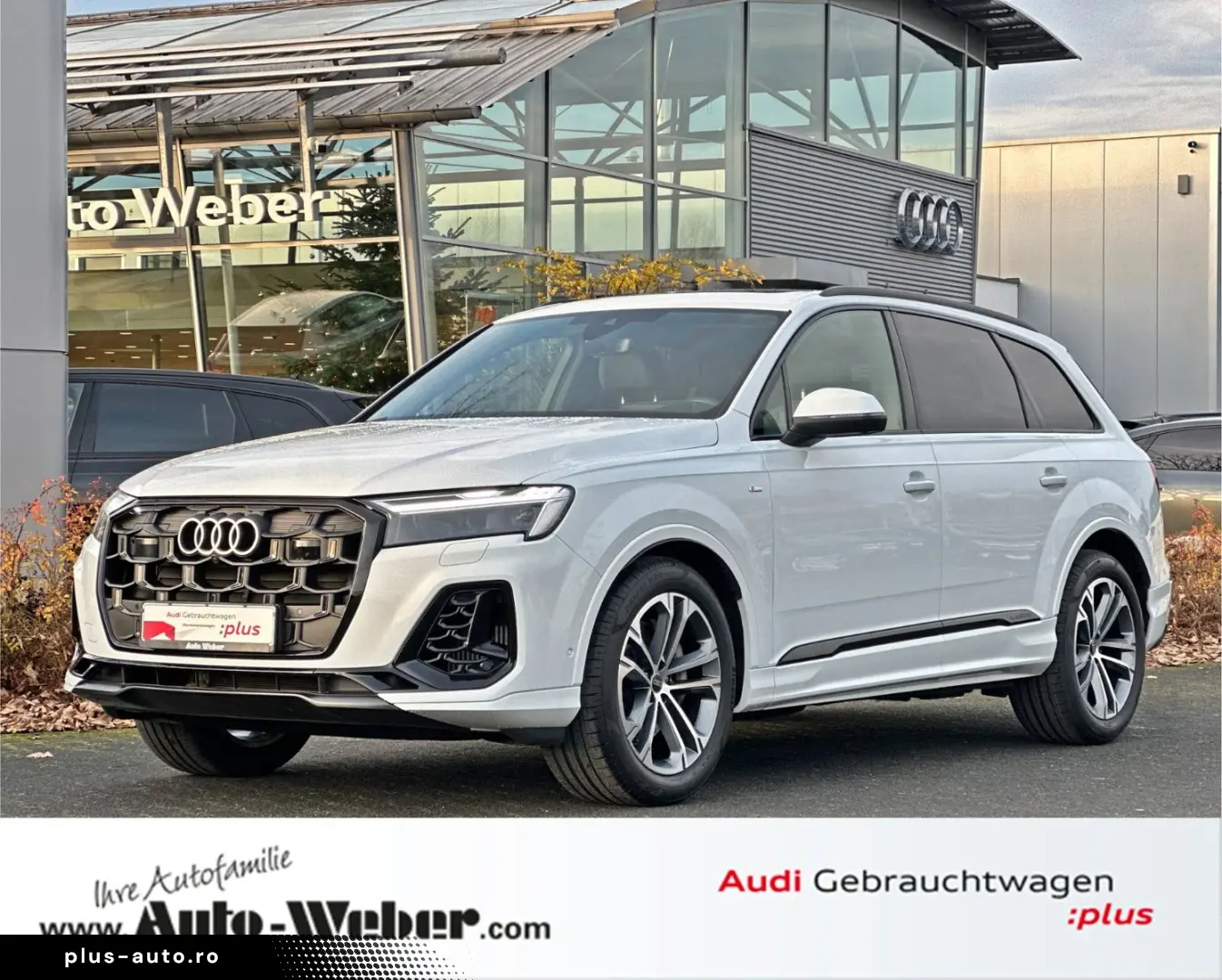 AUDI Q7 55TFSI qu S LINE BLACK HUD PANO AHK 7-SITZER