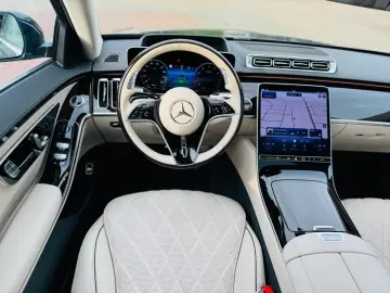 MERCEDES-BENZ S 450 Long AMG Line NAPPA BEIGE 3xTV CHAUFFEUR