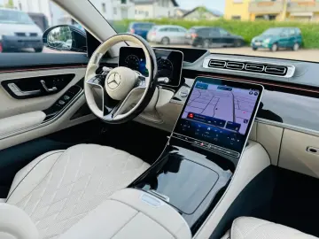 MERCEDES-BENZ S 450 Long AMG Line NAPPA BEIGE 3xTV CHAUFFEUR