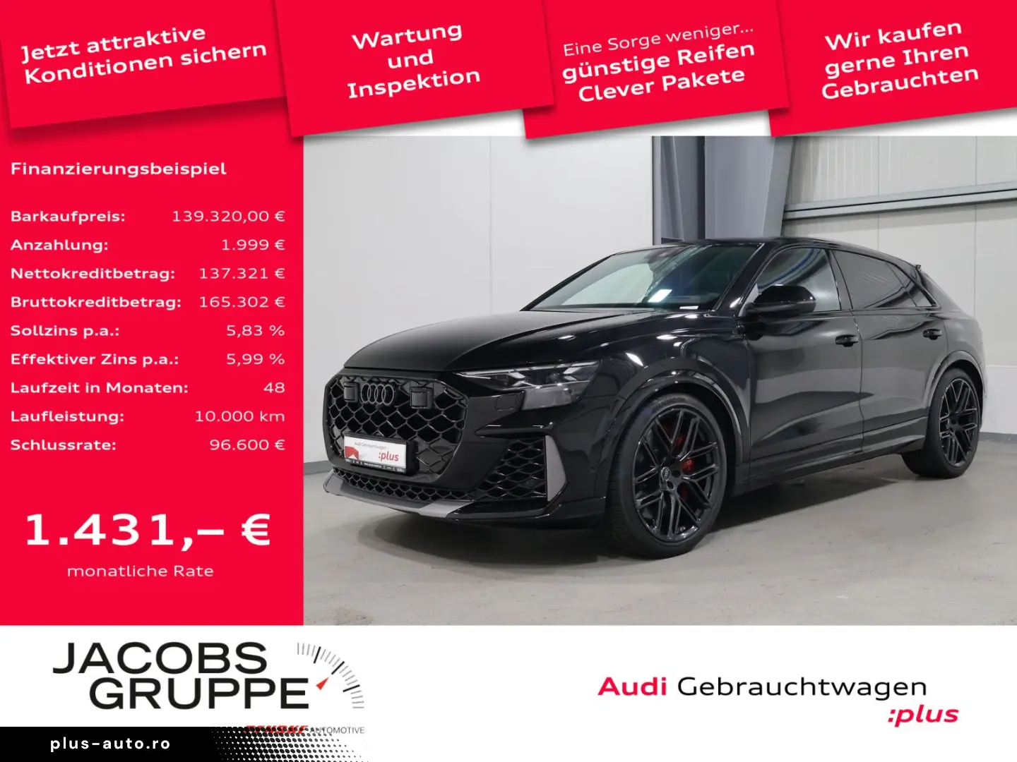 AUDI RS Q8 performance UPE202 Keramik 305km h B&OAdv