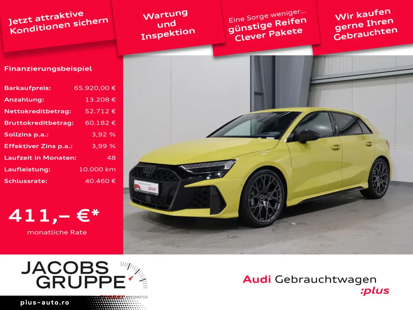 AUDI RS3 Sportback quattro UPE91 Keramik Schalensitze