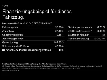 MERCEDES-BENZ GLC 63 S E AMG Performance Prem  Pano &hellip;