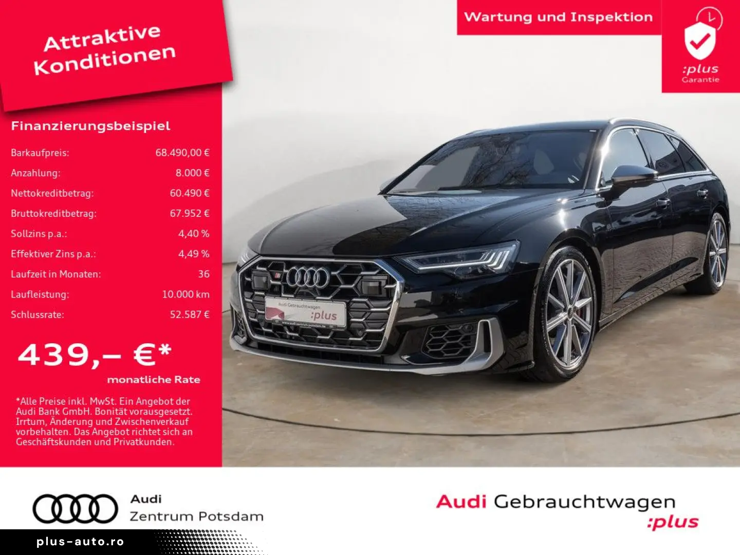 AUDI S6 Avant TDI quattro MATRIX NAVI AHK B&O STANDHZ