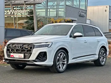 AUDI Q7 55TFSI qu S LINE BLACK HUD AHK PANO 7-SITZER