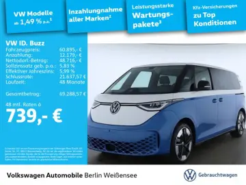 VW ID.Buzz Pro LR  WÄRMEPUMPE AREA NAV AHK HUD MASS